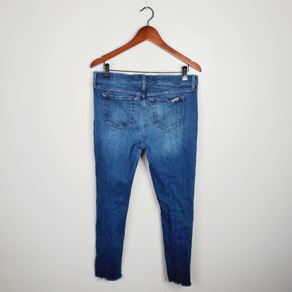 Anthropologie Joe's Jeans High Rise Skinny Distressed Ankle Stretch Jeans 32 - Picture 5 of 10